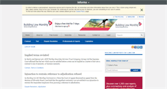 Desktop Screenshot of buildinglawmonthly.com
